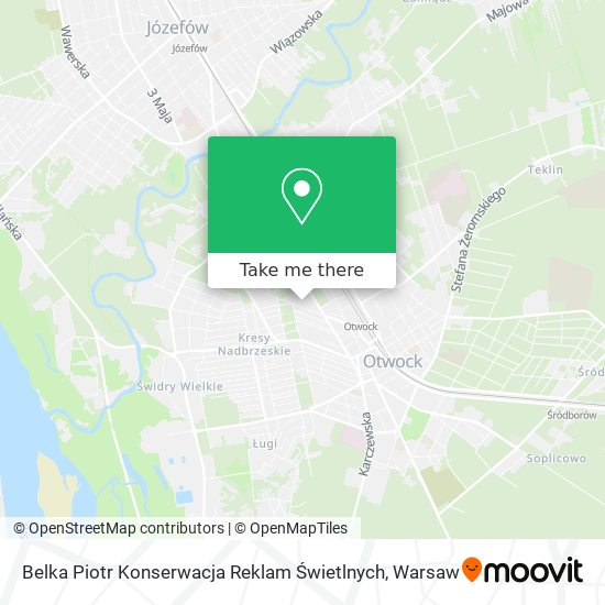 Belka Piotr Konserwacja Reklam Świetlnych map