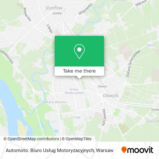 Automoto. Biuro Usług Motoryzacyjnych map