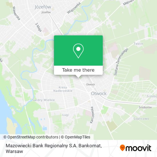 Mazowiecki Bank Regionalny S.A. Bankomat map