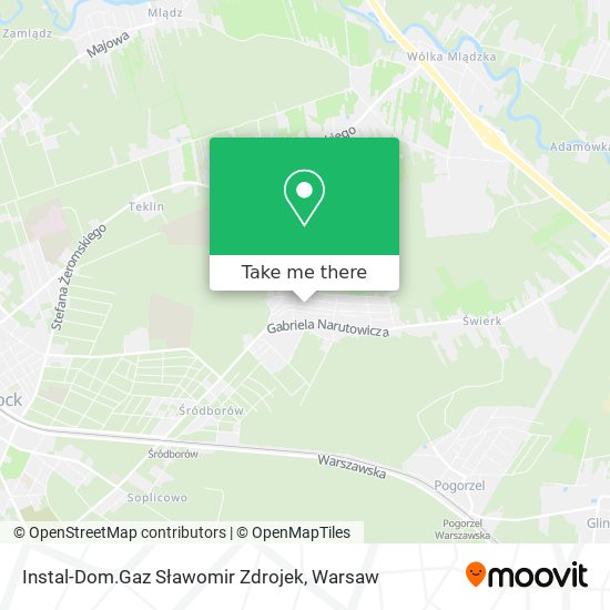 Instal-Dom.Gaz Sławomir Zdrojek map