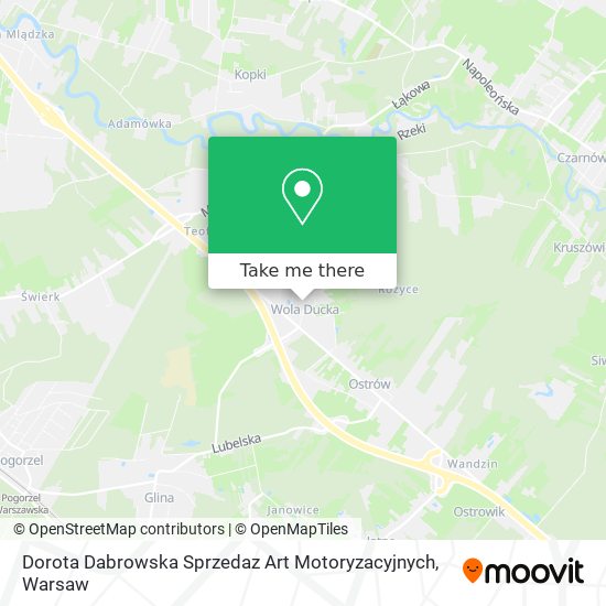 Dorota Dabrowska Sprzedaz Art Motoryzacyjnych map