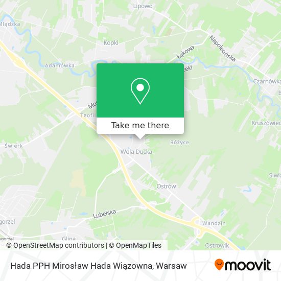 Hada PPH Mirosław Hada Wiązowna map