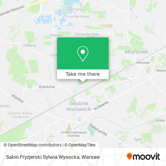 Карта Salon Fryzjerski Sylwia Wysocka