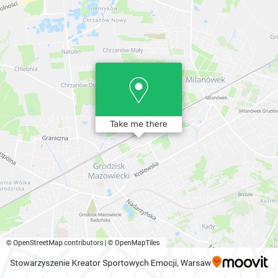 Stowarzyszenie Kreator Sportowych Emocji map