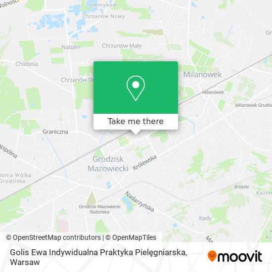 Golis Ewa Indywidualna Praktyka Pielęgniarska map