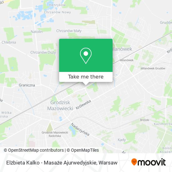 Elżbieta Kalko - Masaże Ajurwedyjskie map