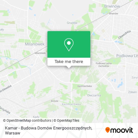 Kamar - Budowa Domów Energooszczędnych map