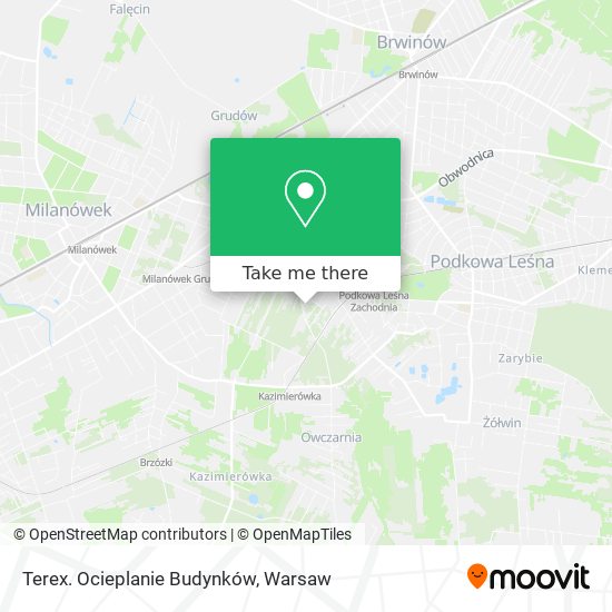 Terex. Ocieplanie Budynków map