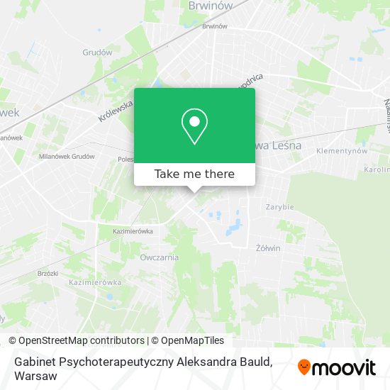 Gabinet Psychoterapeutyczny Aleksandra Bauld map