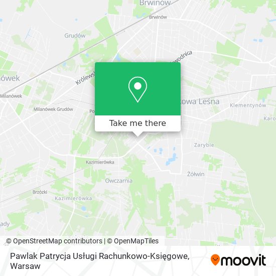 Pawlak Patrycja Usługi Rachunkowo-Księgowe map