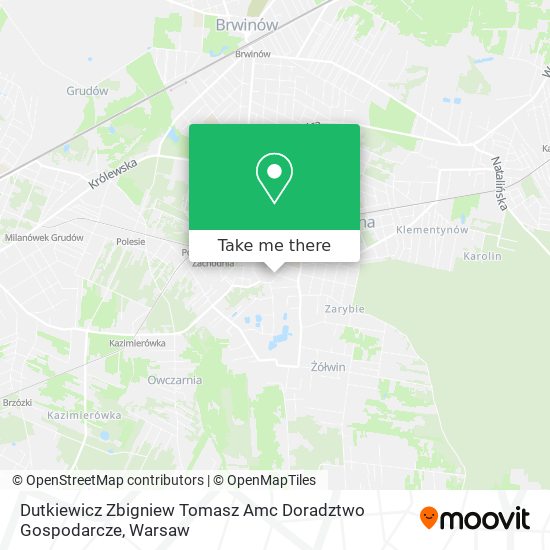 Dutkiewicz Zbigniew Tomasz Amc Doradztwo Gospodarcze map