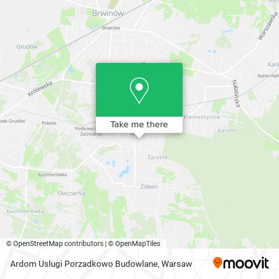 Ardom Uslugi Porzadkowo Budowlane map