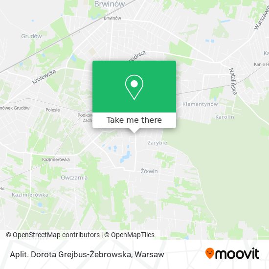 Aplit. Dorota Grejbus-Żebrowska map