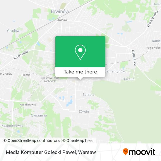 Media Komputer Gołecki Paweł map