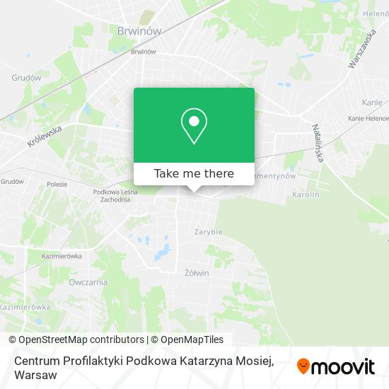 Centrum Profilaktyki Podkowa Katarzyna Mosiej map