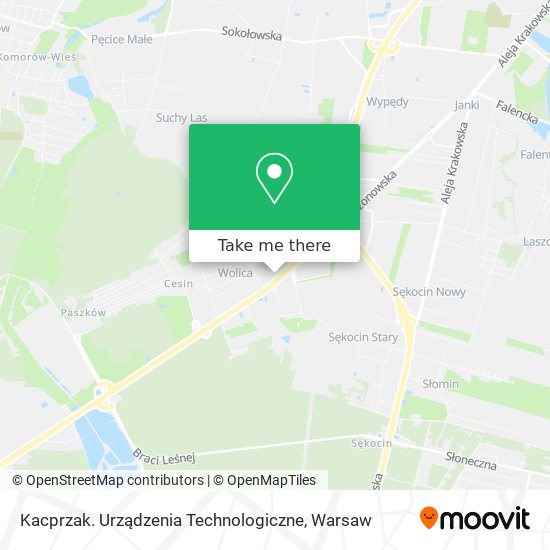 Kacprzak. Urządzenia Technologiczne map