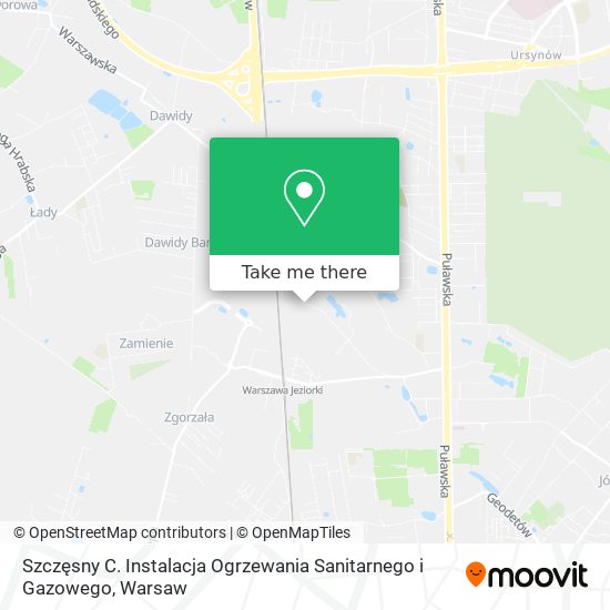 Szczęsny C. Instalacja Ogrzewania Sanitarnego i Gazowego map