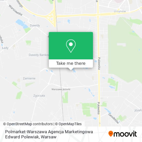 Карта Polmarket-Warszawa Agencja Marketingowa Edward Polewiak