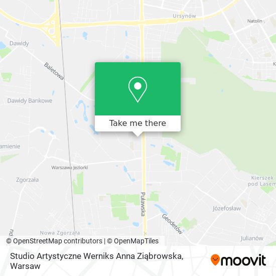 Карта Studio Artystyczne Werniks Anna Ziąbrowska