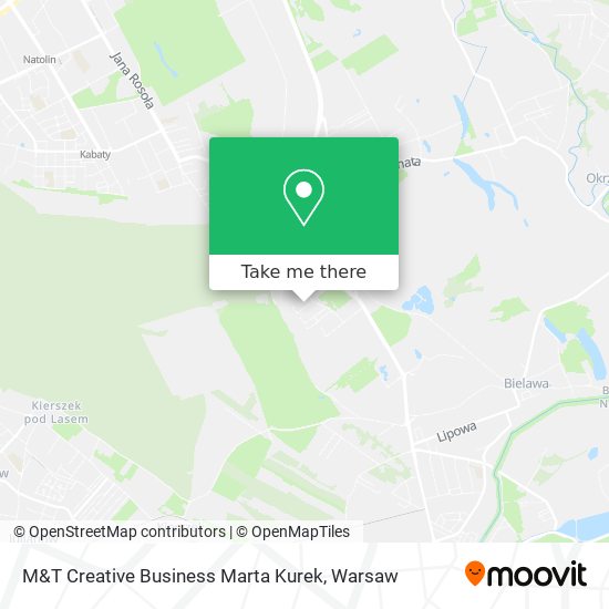 M&T Creative Business Marta Kurek map