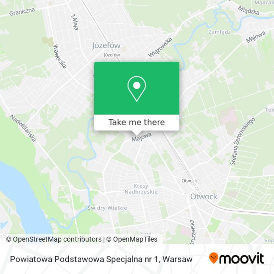 Карта Powiatowa Podstawowa Specjalna nr 1