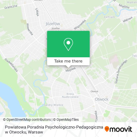 Карта Powiatowa Poradnia Psychologiczno-Pedagogiczna w Otwocku