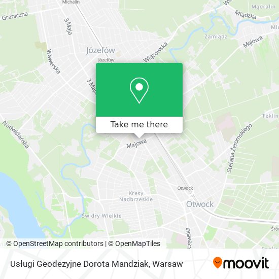 Usługi Geodezyjne Dorota Mandziak map