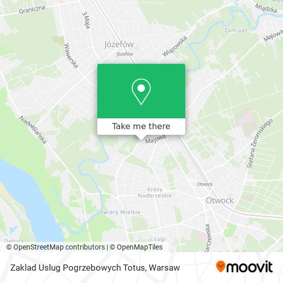 Карта Zaklad Uslug Pogrzebowych Totus