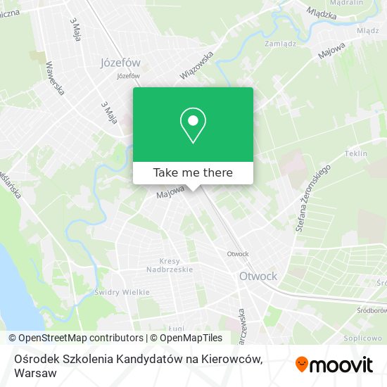 Ośrodek Szkolenia Kandydatów na Kierowców map