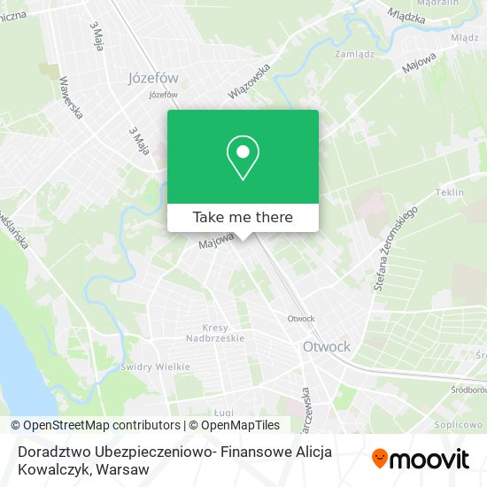 Doradztwo Ubezpieczeniowo- Finansowe Alicja Kowalczyk map