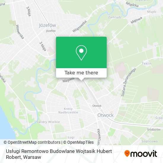 Usługi Remontowo Budowlane Wojtasik Hubert Robert map