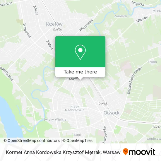 Kormet Anna Kordowska Krzysztof Mętrak map