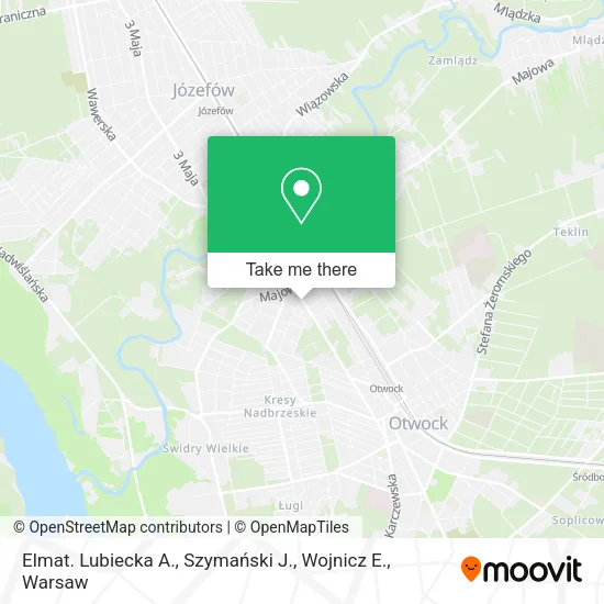 Elmat. Lubiecka A., Szymański J., Wojnicz E. map