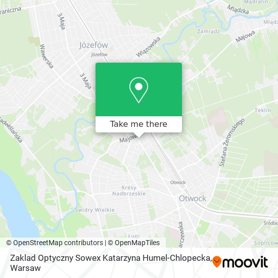 Zaklad Optyczny Sowex Katarzyna Humel-Chlopecka map