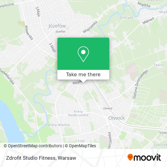 Zdrofit Studio Fitness map