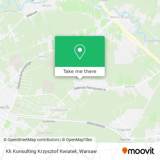 Карта Kk Konsulting Krzysztof Kwiatek