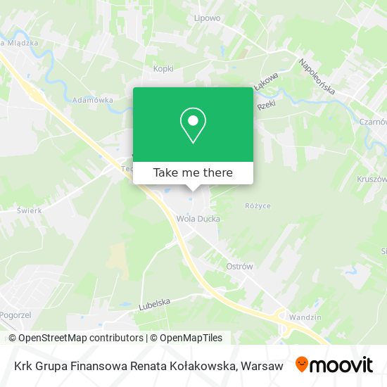 Krk Grupa Finansowa Renata Kołakowska map