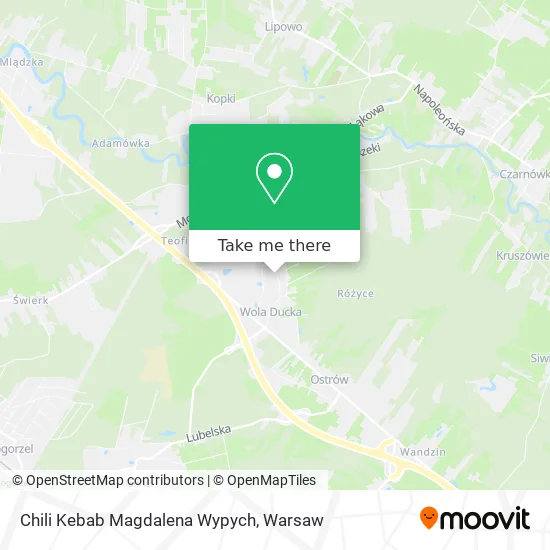 Chili Kebab Magdalena Wypych map