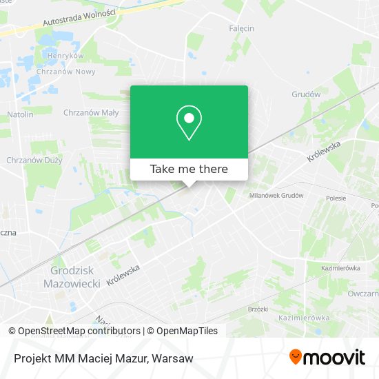 Projekt MM Maciej Mazur map