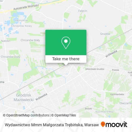 Wydawnictwo Mmm Małgorzata Trębińska map