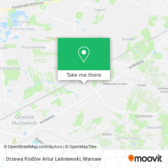 Drzewa Kodów Artur Leśniewski map