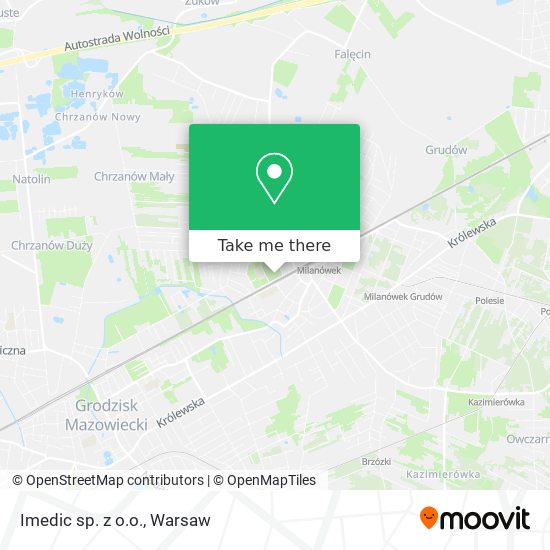 Imedic sp. z o.o. map