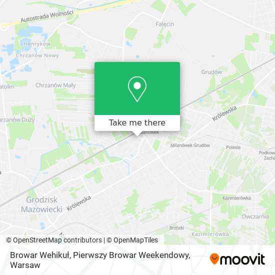 Browar Wehikuł, Pierwszy Browar Weekendowy map