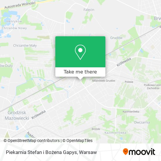 Piekarnia Stefan i Bożena Gapys map