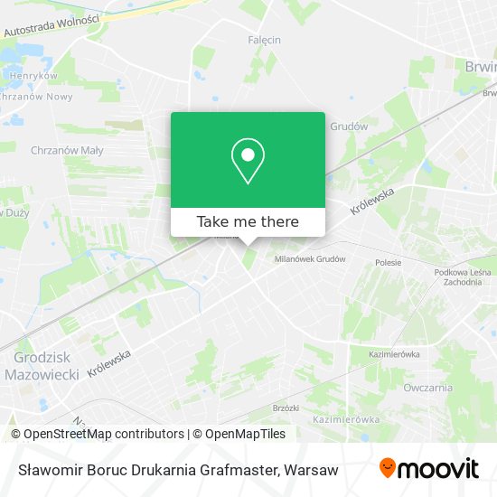 Sławomir Boruc Drukarnia Grafmaster map