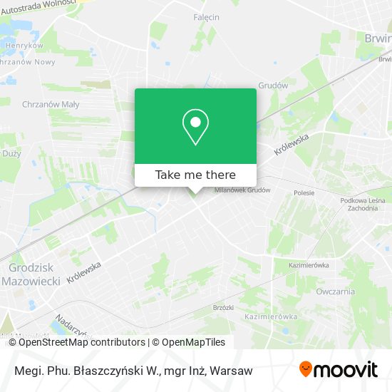 Megi. Phu. Błaszczyński W., mgr Inż map