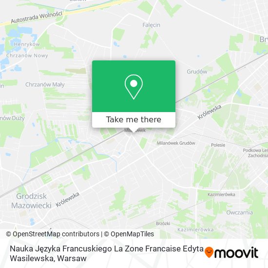 Nauka Języka Francuskiego La Zone Francaise Edyta Wasilewska map