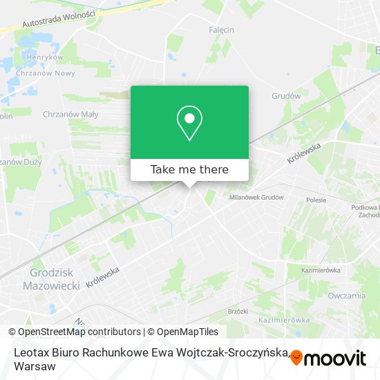 Leotax Biuro Rachunkowe Ewa Wojtczak-Sroczyńska map