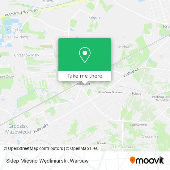 Sklep Mięsno-Wędliniarski map