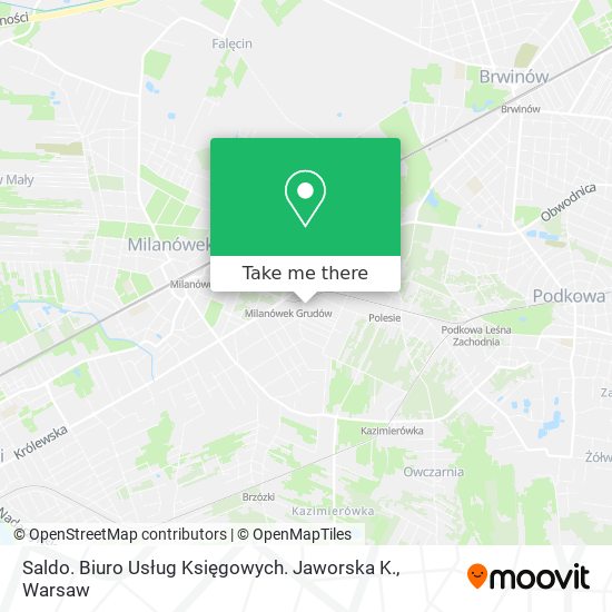 Saldo. Biuro Usług Księgowych. Jaworska K. map